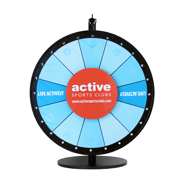 Tabletop Wheel with Custom Graphic