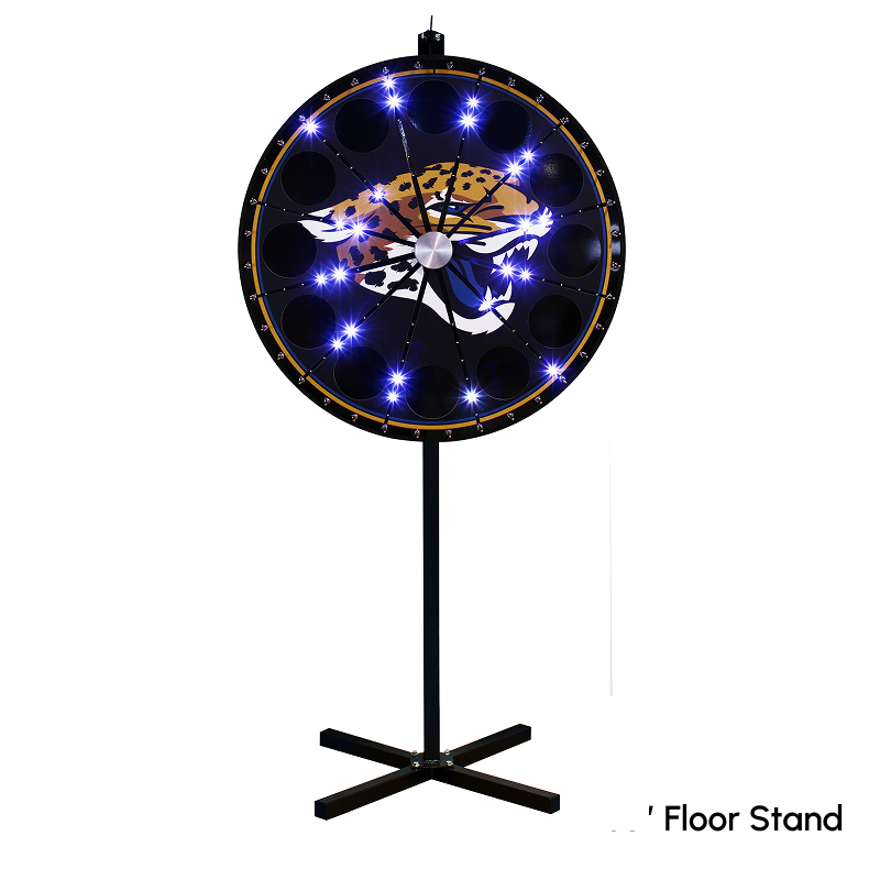 Floor-Standing Magnetic Prize Wheel with Color LED Lights