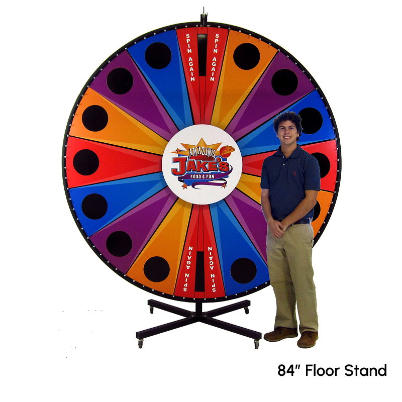 Floor-Standing Magnetic Prize Wheel