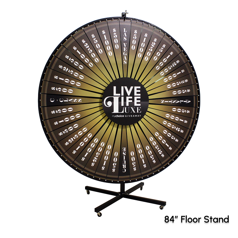 Floor-Standing Magnetic Prize Wheel