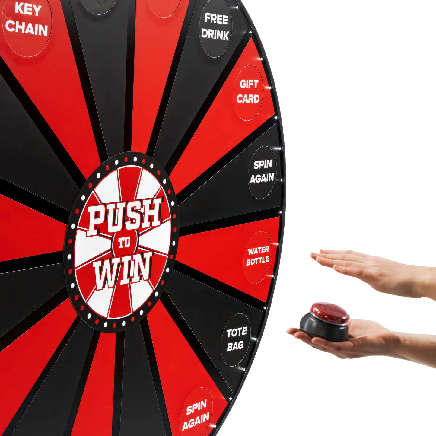 Push to Win Electronic Wheel