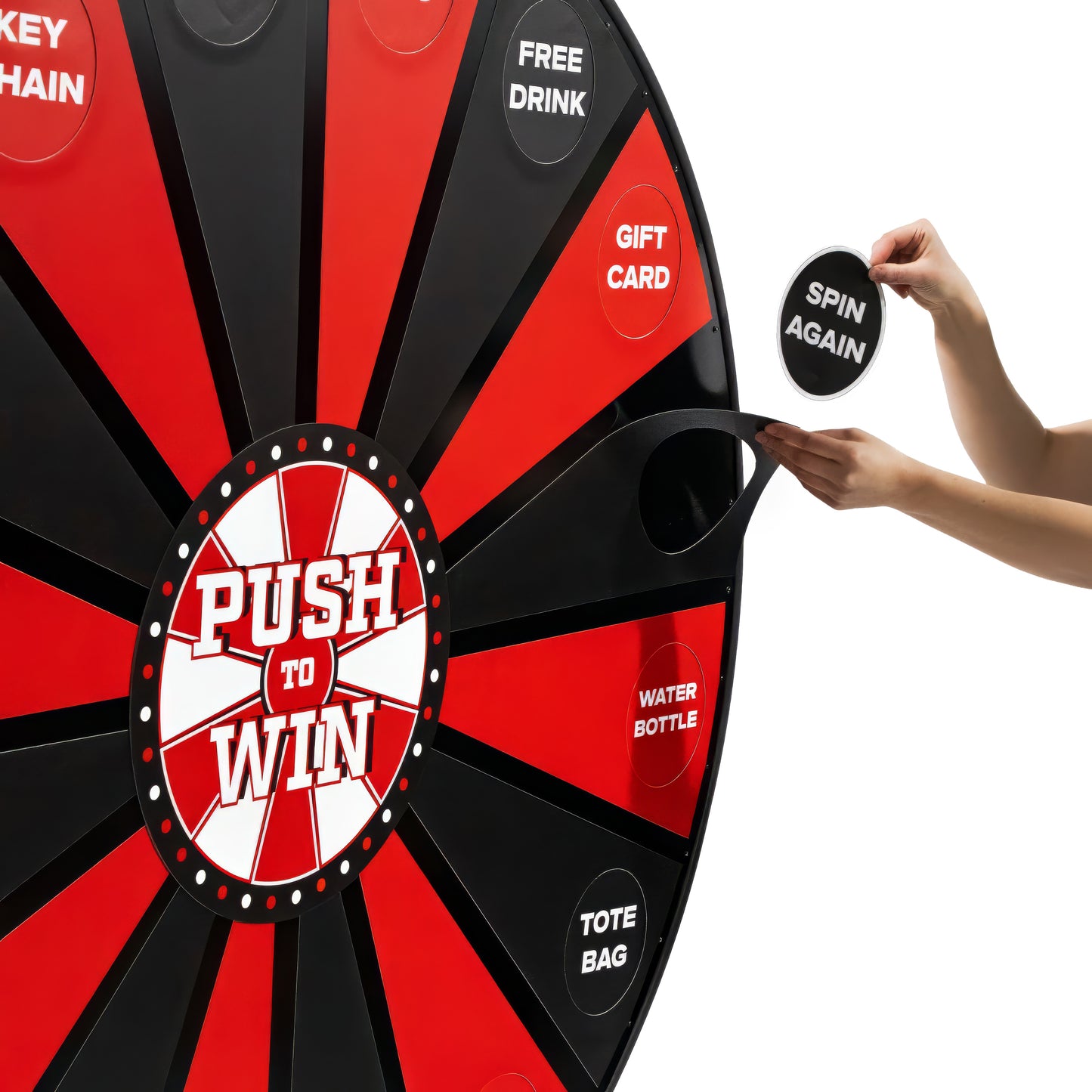 Push to Win Electronic Wheel