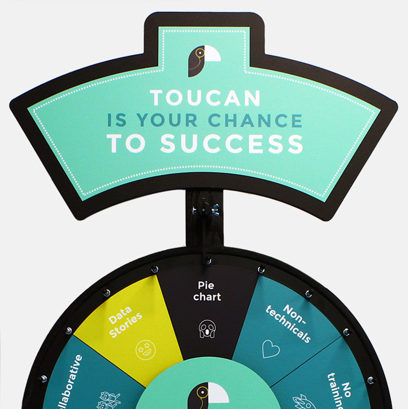 Sign above Prize Wheel