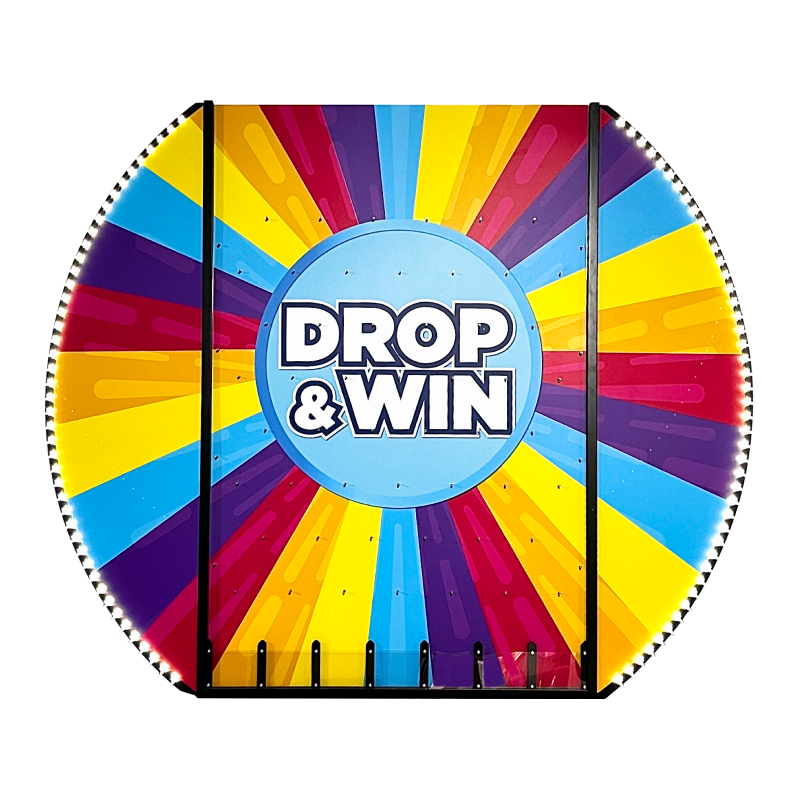 Custom Plinko with Side Panel ('Price is Right' style)