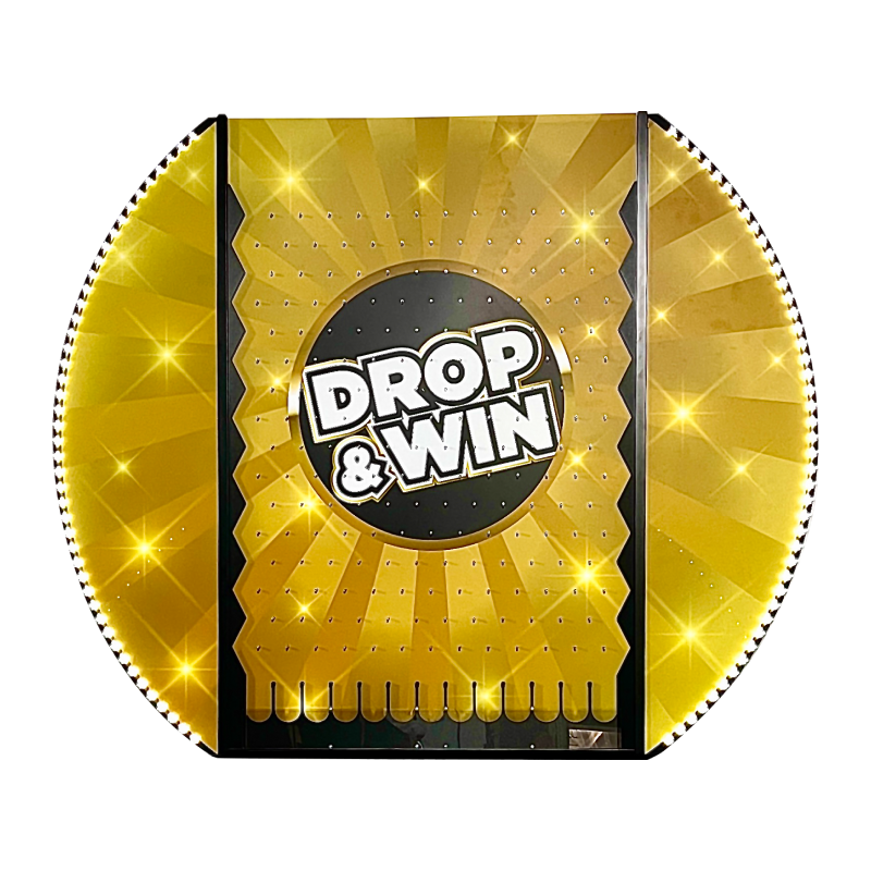 Custom Plinko with Side Panel ('Price is Right' style)