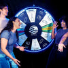 Introducing the Glowing Lighted Edge Prize Wheel: Neon LED Light, Edge to Edge