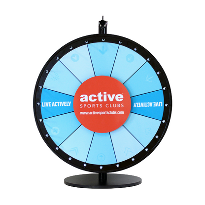 Tabletop Wheel with Custom Graphic