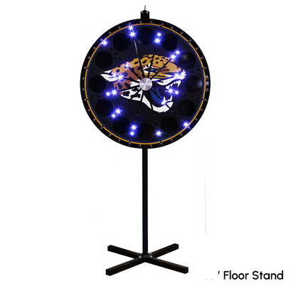 Floor-Standing Magnetic Prize Wheel with Color LED Lights