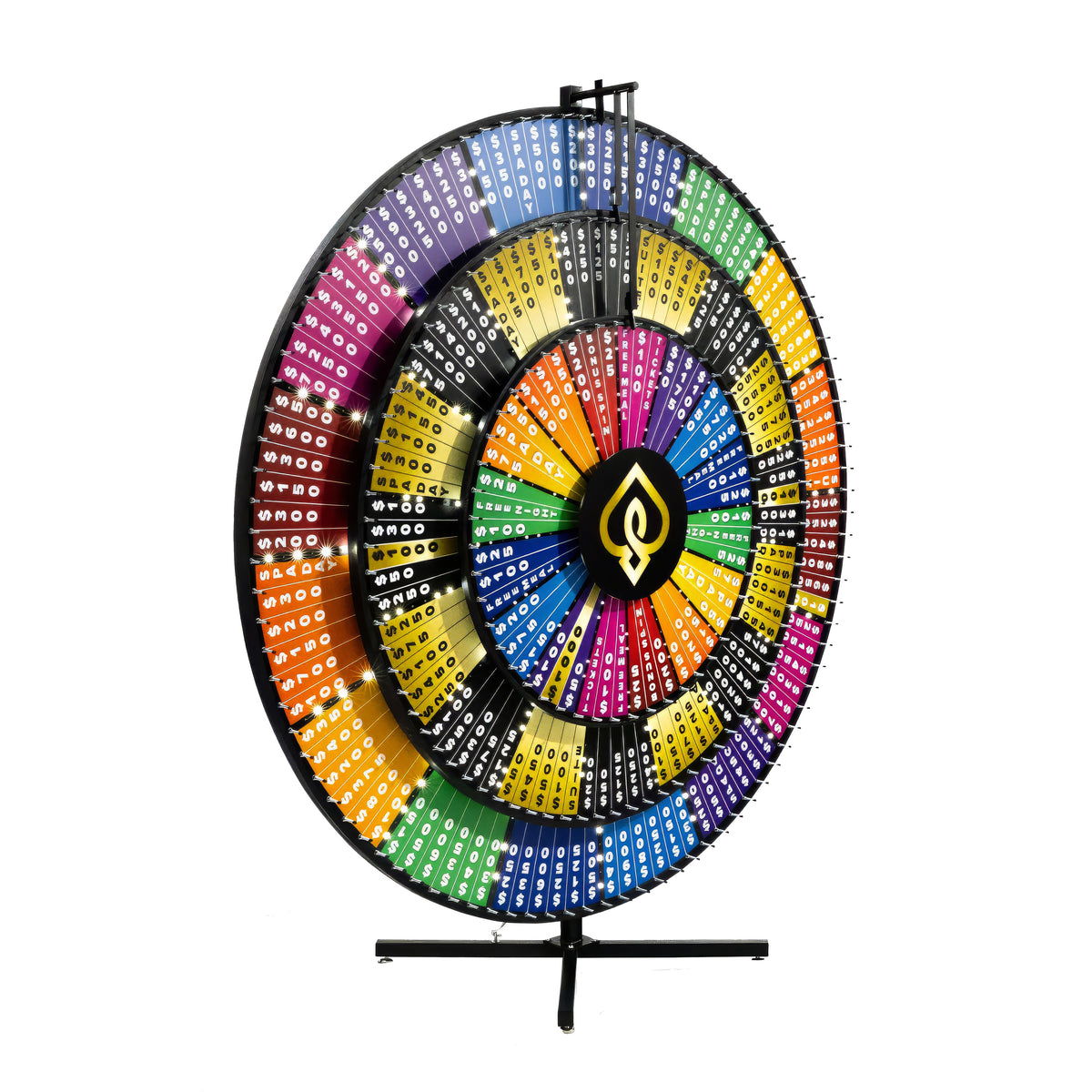 Double & Triple Prize Wheel | Custom LED Options | Spinning Designs