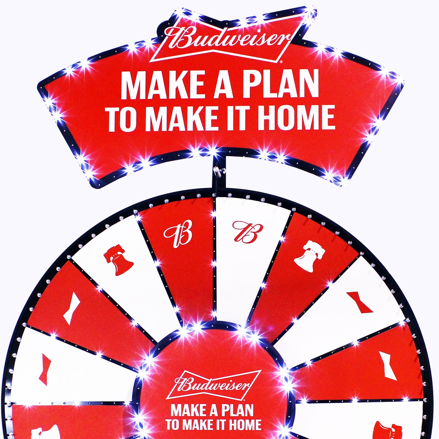 Sign above Prize Wheel