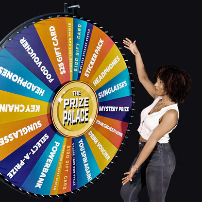 Lighted LED Logo for Prize Wheel