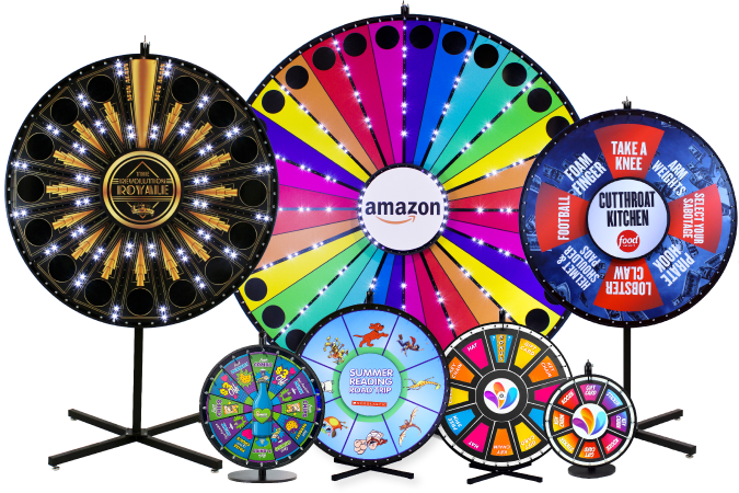 Custom Prize Wheels | Spin Wheels for Sale | Spinning Designs